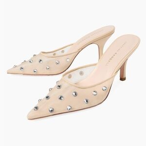 Loeffler Randall Paloma Studded Mules - size 8.5